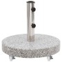 Runder Sonnenschirmständer aus grauem Granit, 30 kg von , Schirmständer - Ref: Foro24-48562, Preis: 78,12 €, Rabatt: %
