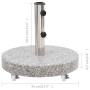 Runder Sonnenschirmständer aus grauem Granit, 30 kg von , Schirmständer - Ref: Foro24-48562, Preis: 78,12 €, Rabatt: %