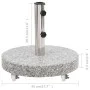 Base de sombrilla redonda de granito gris 30 kg de , Bases para sombrillas - Ref: Foro24-48562, Precio: 82,85 €, Descuento: %