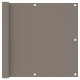 Taupe gray oxford fabric balcony awning 90x400 cm by , Umbrellas - Ref: Foro24-134989, Price: 24,30 €, Discount: %