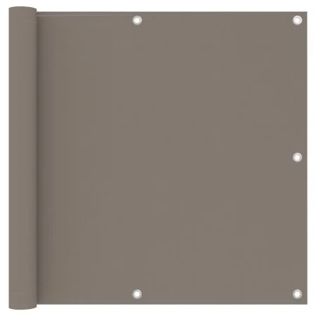 Taupe gray oxford fabric balcony awning 90x400 cm by , Umbrellas - Ref: Foro24-134989, Price: 24,30 €, Discount: %