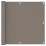 Taupegraue Balkonmarkise aus Oxford-Stoff, 90 x 400 cm von , Sonnenschirme - Ref: Foro24-134989, Preis: 26,17 €, Rabatt: %