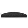 Stair tread mat 15 units punched fabric 65x21x4cm black by vidaXL, Stair mats - Ref: Foro24-132698, Price: 50,67 €, Discount: %