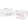 Sofa set with cushions 2 pieces light gray fabric by , Sofas - Ref: Foro24-3201664, Price: 477,64 €, Discount: %
