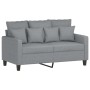 Sofa set with cushions 3 pieces light gray fabric by , Sofas - Ref: Foro24-3201672, Price: 546,67 €, Discount: %