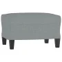 Sofa set with cushions 3 pieces light gray fabric by , Sofas - Ref: Foro24-3201672, Price: 515,96 €, Discount: %