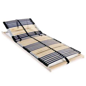 Slatted bed base with 42 slats 7 regions 70x200 cm by vidaXL, Beds and slatted bases - Ref: Foro24-246467, Price: 110,35 €, D...