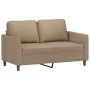 Cappuccino synthetic leather 2-piece sofa set with cushions by , Sofas - Ref: Foro24-3201754, Price: 382,53 €, Discount: %
