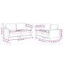 Cappuccino synthetic leather 2-piece sofa set with cushions by , Sofas - Ref: Foro24-3201754, Price: 387,87 €, Discount: %