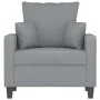 Sillón de tela gris claro 60 cm de , Sofás - Ref: Foro24-359251, Precio: 161,62 €, Descuento: %
