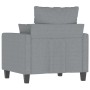 Hellgrauer Stoffsessel 60 cm von , Sofas - Ref: Foro24-359251, Preis: 161,74 €, Rabatt: %