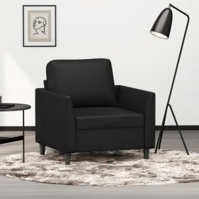 Schwarzer Kunstledersessel 60 cm von , Sofas - Ref: Foro24-359323, Preis: 141,04 €, Rabatt: %