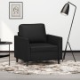 Schwarzer Kunstledersessel 60 cm von , Sofas - Ref: Foro24-359323, Preis: 132,51 €, Rabatt: %