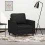 Schwarzer Kunstledersessel 60 cm von , Sofas - Ref: Foro24-359323, Preis: 141,04 €, Rabatt: %