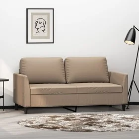 2-seater sofa in cappuccino-colored synthetic leather 140 cm by , Sofas - Ref: Foro24-359337, Price: 211,39 €, Discount: %