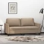 Sofá de 2 plazas de cuero sintético color capuchino 140 cm de , Sofás - Ref: Foro24-359337, Precio: 211,39 €, Descuento: %