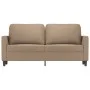 2-seater sofa in cappuccino-colored synthetic leather 140 cm by , Sofas - Ref: Foro24-359337, Price: 211,39 €, Discount: %