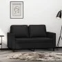 2-seater sofa in black synthetic leather 120 cm by , Sofas - Ref: Foro24-359328, Price: 212,86 €, Discount: %