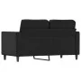 2-seater sofa in black synthetic leather 120 cm by , Sofas - Ref: Foro24-359328, Price: 212,86 €, Discount: %