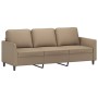 3-seater sofa in cappuccino-colored synthetic leather 180 cm by , Sofas - Ref: Foro24-359342, Price: 284,41 €, Discount: %