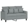 Sofa set with cushions 3 pieces light gray fabric by , Sofas - Ref: Foro24-3201632, Price: 619,93 €, Discount: %