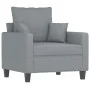 Sofa set with cushions 3 pieces light gray fabric by , Sofas - Ref: Foro24-3201632, Price: 619,93 €, Discount: %