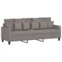 Sofa set with cushions 3 pieces taupe gray fabric by , Sofas - Ref: Foro24-3201639, Price: 640,11 €, Discount: %