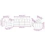 Sofa set with cushions 3 pieces taupe gray fabric by , Sofas - Ref: Foro24-3201639, Price: 640,11 €, Discount: %