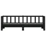 Sofá cama nido madera maciza de pino negro 90x200 cm de , Camas y somieres - Ref: Foro24-836158, Precio: 180,79 €, Descuento: %