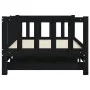 Sofá cama nido madera maciza de pino negro 90x200 cm de , Camas y somieres - Ref: Foro24-836158, Precio: 180,79 €, Descuento: %