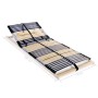 Slatted bed base with 42 slats 7 regions 70x200 cm by vidaXL, Beds and slatted bases - Ref: Foro24-246467, Price: 112,54 €, D...