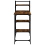 Computer desk with shelves smoked oak 120x47x109cm by , Desks - Ref: Foro24-836215, Price: 73,94 €, Discount: %