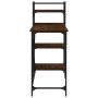 Escritorio de ordenador con estantes roble marrón 120x47x109 cm de , Escritorios - Ref: Foro24-836217, Precio: 70,01 €, Descu...