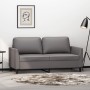 Gray synthetic leather 2-seater sofa 140 cm by , Sofas - Ref: Foro24-359335, Price: 209,33 €, Discount: %