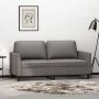 Gray synthetic leather 2-seater sofa 140 cm by , Sofas - Ref: Foro24-359335, Price: 191,85 €, Discount: %