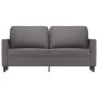 Gray synthetic leather 2-seater sofa 140 cm by , Sofas - Ref: Foro24-359335, Price: 191,85 €, Discount: %
