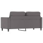 Gray synthetic leather 2-seater sofa 140 cm by , Sofas - Ref: Foro24-359335, Price: 209,33 €, Discount: %