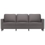 Gray synthetic leather 3-seater sofa 180 cm by , Sofas - Ref: Foro24-359340, Price: 283,84 €, Discount: %