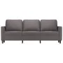 Gray synthetic leather 3-seater sofa 180 cm by , Sofas - Ref: Foro24-359340, Price: 279,55 €, Discount: %