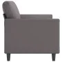 Gray synthetic leather 3-seater sofa 180 cm by , Sofas - Ref: Foro24-359340, Price: 279,55 €, Discount: %
