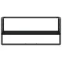 Wall shelf with black bar 65x25x30 cm by , Shelves and shelves - Ref: Foro24-836288, Price: 21,33 €, Discount: %