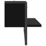 Wall shelf with black bar 65x25x30 cm by , Shelves and shelves - Ref: Foro24-836288, Price: 21,33 €, Discount: %
