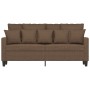 2 seater sofa in brown fabric 140 cm by , Sofas - Ref: Foro24-359270, Price: 205,23 €, Discount: %