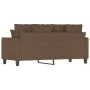 2 seater sofa in brown fabric 140 cm by , Sofas - Ref: Foro24-359270, Price: 205,19 €, Discount: %
