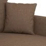 2 seater sofa in brown fabric 140 cm by , Sofas - Ref: Foro24-359270, Price: 205,19 €, Discount: %