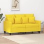 2 seater sofa in light yellow fabric 120 cm by , Sofas - Ref: Foro24-359264, Price: 223,90 €, Discount: %