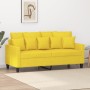 2-Sitzer-Sofa aus hellgelbem Stoff, 140 cm von , Sofas - Ref: Foro24-359272, Preis: 172,68 €, Rabatt: %
