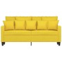 2-Sitzer-Sofa aus hellgelbem Stoff, 140 cm von , Sofas - Ref: Foro24-359272, Preis: 172,68 €, Rabatt: %