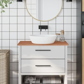 Badezimmerarbeitsplatte aus massivem Buchenholz, 80 x 40 x 1,5 cm von , Arbeitsplatten - Ref: Foro24-355997, Preis: 40,56 €, ...
