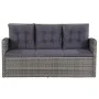 6-teiliges Gartenmöbel-Set und graue synthetische Rattankissen von vidaXL, Gartensets - Ref: Foro24-43960, Preis: 917,66 €, R...